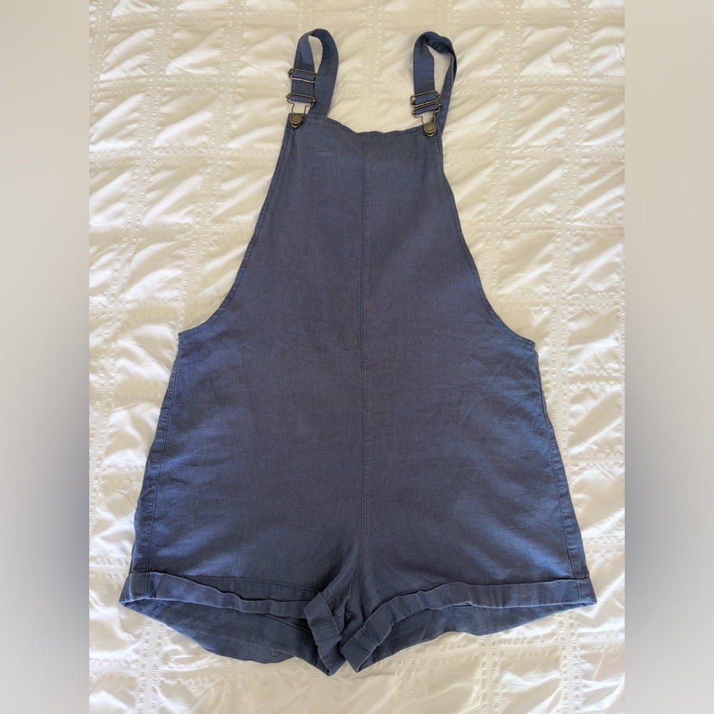 Roxy Navy Blue Short Overalls